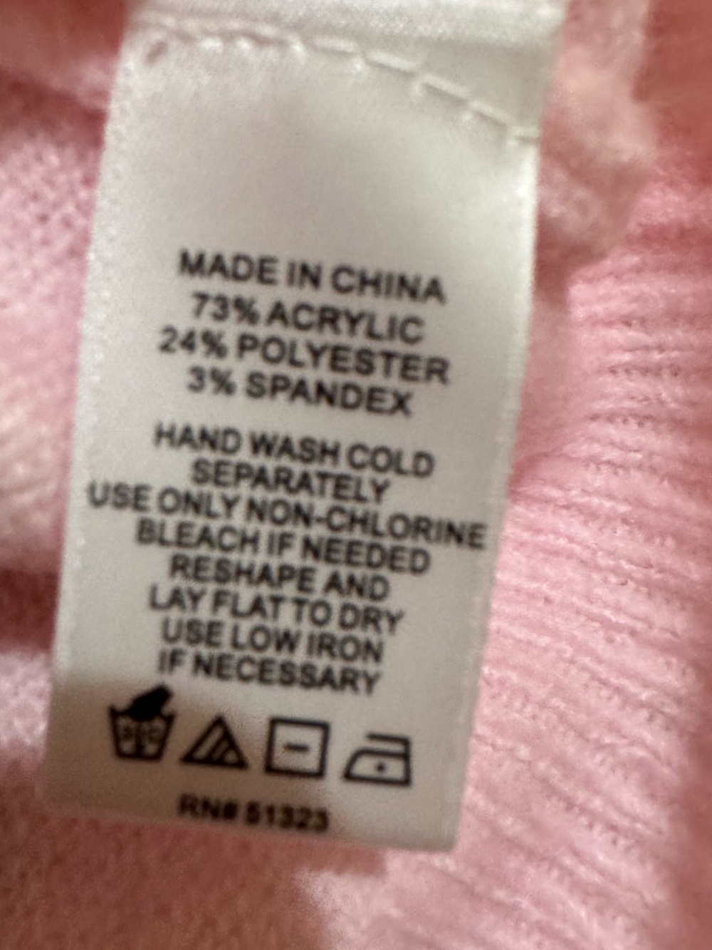 Pink Rhinestone Bow faux Cashmere ySweater size XL - Picture 10 of 10